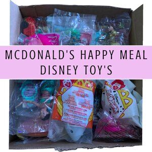 NIB MCDONALD'S VINTAGE 90'S HAPPY MEAL/ DISNEY TOY LOT -10 pcs